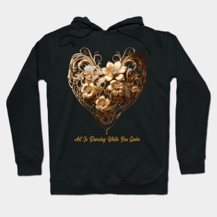 artistic swimming, synchronized swimming, golden dancers v3 Hoodie